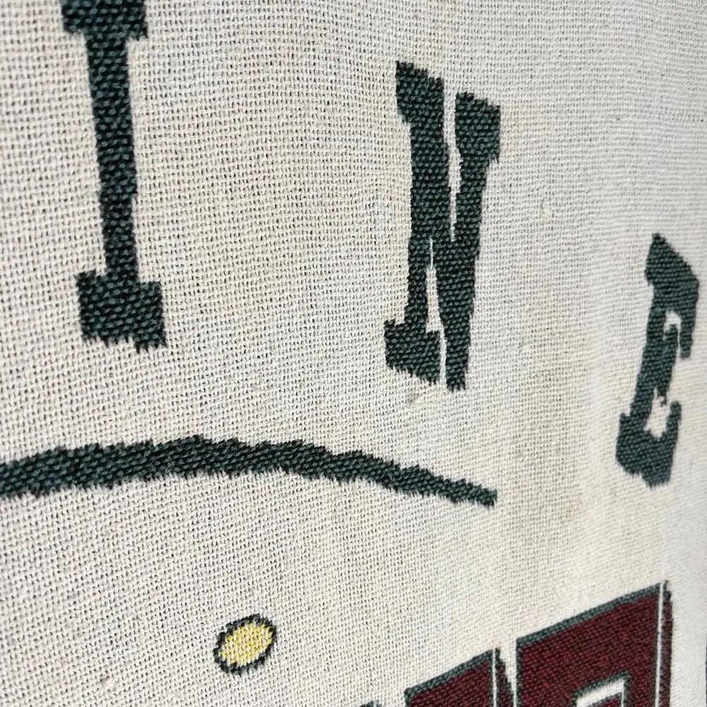 90s Antique Person tapestry throw blanket 1990s vintage